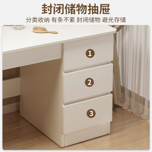 Petite table de maquillage avec éclairage <span class=keywords><strong>LED</strong></span>, miroir <span class=keywords><strong>LED</strong></span> pleine longueur et tiroir, à prix abordable - Product Image 6