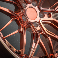 Ruedas GPW de Dos Piezas Forjadas en Oro Rosa Estilo VIP de 18 19 20 21 22 Pulgadas para Rolls-Royce Ghost Bentley Flying Spur