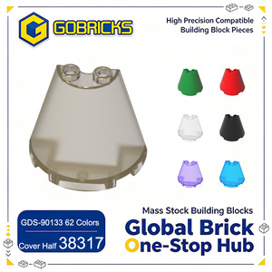 Gobricks Parti 38317 Mezzo Cono 2x4x3 GDS-90133 Pezzo di Ricambio Curvo per <span class=keywords><strong>Costruzioni</strong></span> MOC e Modelli Architettonici - Product Image 1