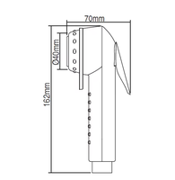 Vente chaude ABS Chrome Plaque Shattaf Ensemble avec Bidet À Main Pulvérisateur Salles De Bains Bidet À Main Pulvérisateur