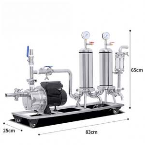 เครื่องกรองไวน์สำหรับใช้ในเชิงพาณิชย์และในบ้าน เครื่องกรองไวน์ขาวสำหรับใช้ในบ้าน เครื่องกรองไวน์สแตนเลสพร้อมปั๊ม - Product Image 4