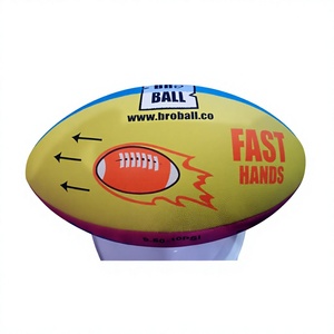 Ballon de rugby professionnel personnalisé cousu à la main pour les tournois et l'entraînement, respectueux de l'environnement - Product Image 2