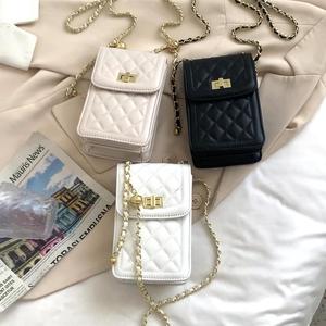 Hotsell sac à bandoulière en cuir personnalisé <span class=keywords><strong>Version</strong></span> coréenne femmes téléphone portable zéro portefeuille fille sac à main sacs de messager - Product Image 3