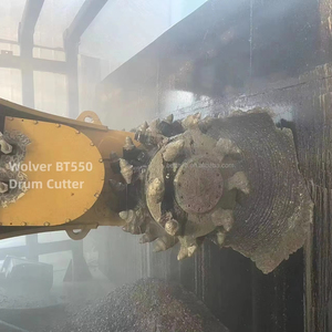 Đầu cắt thủy lực cho đường hầm đào rãnh Máy khoan đá với hệ thống tự xả Wolver bt550 trống cắt - Product Image 1