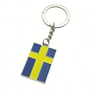 Porte-clés en métal personnalisé avec drapeau national, nouveau design, vente en gros, porte-clés bon marché, cadeaux promotionnels - Product Image 3