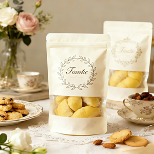 Bolsa con Cierre Zip Biodegradable Personalizada para Frutos Secos, Pan, Alimentos, Granos de Café, Comida para Bebés, Bolsa de Empaque a Prueba de Agua - Product Image 2