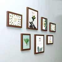 Set Bingkai Foto Bambu Modern 20x20 Bingkai Foto 50x70 Bingkai Dinding Grosir Kader Kayu Penyangga Foto