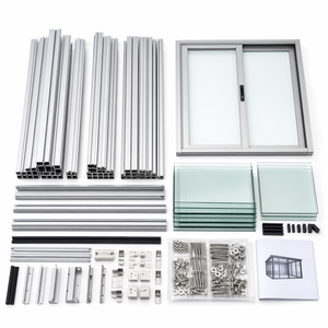 Kit de véranda DIY facile à assembler, serre extérieure en verre, enclos de patio, serre en aluminium, véranda modulaire préfabriquée, <span class=keywords><strong>solarium</strong></span> en promotion - Product Image 2