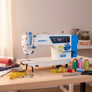 Máquina de Coser Industrial Doméstica Computarizada Automática de Alta Velocidad con Motor Integrado (Solo Cabezal) - Product Image 3