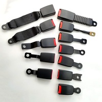 Ceintures de sécurité de haute qualité, ceinture de sécurité universelle à 3 points avec boucle rigide incurvée et câble d'avertissement, accessoires de ceinture de voiture pour BMW