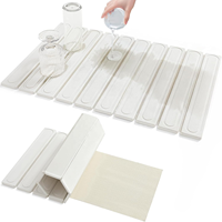 Tapis de séchage CC grand format antidérapant en pierre de diatomée absorbante, plateau de séchage CC pour comptoir de cuisine, salle de bain et évier