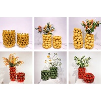 Vase de table moderne pour salon et mariage, décoration artistique, vase à fleurs unique en céramique pour la maison, pour centres de table, cadeau de mariage unique