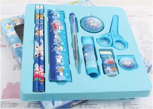 Coffret Cadeau de Papeterie en PVC Rose/Bleu avec Porte-Monnaie Intégré pour Remise de Diplôme, Rentrée Scolaire, <span class=keywords><strong>Halloween</strong></span> et Occasions Professionnelles - Product Image 4