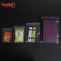 Vente en gros de petits sacs d'emballage PE auto-scellants transparents refermables pour congélateur sacs zip-lock alimentaires jetables lavables pour aliments