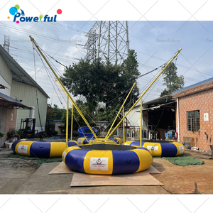 Trampoline gonflable 4 en 1 sur mesure avec roues pour divertissement en plein air - Product Image 3