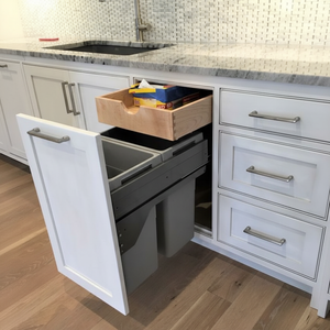 Diseño simple Coctelera blanca Pintura Muebles de cocina Gabinetes - Product Image 1