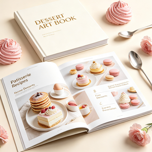 Wholesale Custom Printed Hard Cover Catalog Book Luxury Coffee Art Album High <b>Gloss</b> <b>Paper</b> Perfect Binding Company Brochure Print - Product Image 4