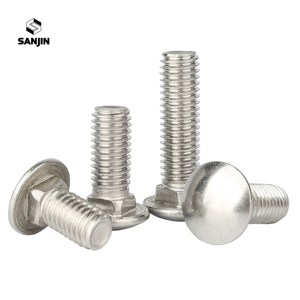 ผู้ผลิตสลักเกลียว SS 304 A2-70 สกรูหัวกลมคอเหลี่ยม M5 M6 M8 M10 <span class=keywords><strong>M12</strong></span> M14 M16 สกรูอุตสาหกรรม - Product Image 2