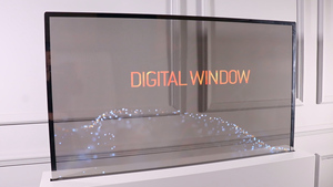 หน้าจอ OLED โปร่งใสขนาด 55 นิ้ว จอแสดงผลดิจิทัลแบบตั้งพื้นพร้อมหน้าจอสัมผัส  ทีวี LG OLED สมาร์ททีวี 55 นิ้ว 4K - Product Image 3