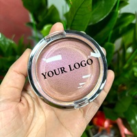 Palette de maquillage pour le visage vegan de haute qualité, à marque privée, très vendue, avec paillettes, poudre pressée, bronzer et illuminateurs