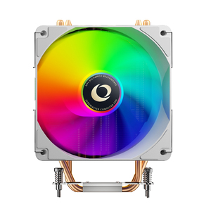 Enfriador de CPU de 120 mm, Ventilador ARGB PWM, 4 Tubos de Calor, Rodamiento Fluido, 20dBA, 75CFM, Disipador de Calor por Aire para PC Gaming de Escritorio, Ventilador RGB PWM - Product Image 2