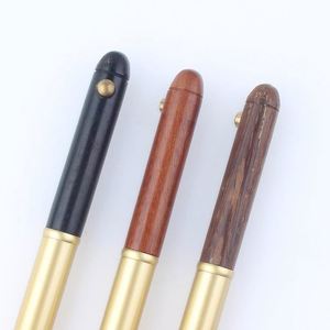 Advertising New Brass Wood Metal Roller Gel <b>Pen</b> With Custom Logo Neutral Creative Premium Pretty Twist Luxury Executive Sign - Product Image 2