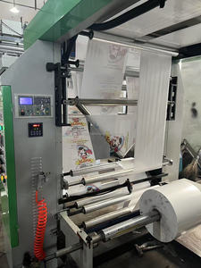 Tốc độ cao 4 màu không dệt Túi màng nhựa máy in flexo Túi Giấy túi Vest Túi máy in - Product Image 2