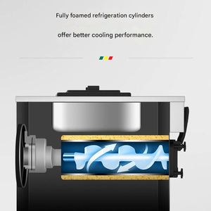 Nueva Máquina Comercial Automática de <span class=keywords><strong>Helado</strong></span> Suave - Máquina de Gelato de Frutas y Leche de Acero Inoxidable con Soporte de Suelo y 1 Año de Garantía - Product Image 3