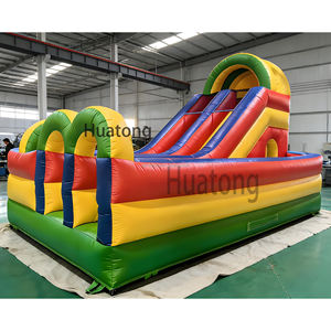 Parcours <span class=keywords><strong>d</strong></span>'obstacles gonflable en PVC commercial, château gonflable pour enfants avec toboggan, trampoline, château gonflable à <span class=keywords><strong>vendre</strong></span> - Product Image 3