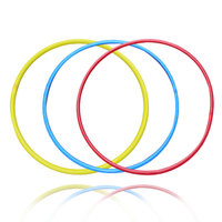 Cerceau de gymnastique artistique en plastique PP, tube rond, pour enfants, cerceau de fitness pour enfants, cerceau pour le plaisir