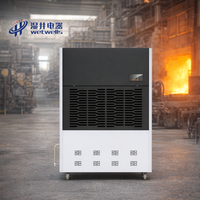 Déshumidificateur haute température WETWELLS, nouvelle distribution de conduits optimisée, contrôle précis de l'humidité à 1 %, 6,5 W, capacité 380 L/jour, 380 V