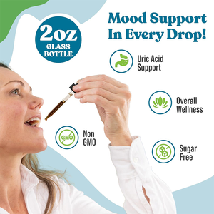 Bổ sung axit uric hữu cơ với Tart Cherry cần tây hạt nghệ giọt thận làm sạch bổ sung sức khỏe - Product Image 2