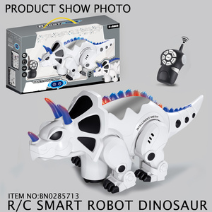 Jouet <span class=keywords><strong>robot</strong></span> <span class=keywords><strong>dinosaure</strong></span> électronique en plastique à piles Jacko Toys, marchant, avec musique et lumière - Product Image 6