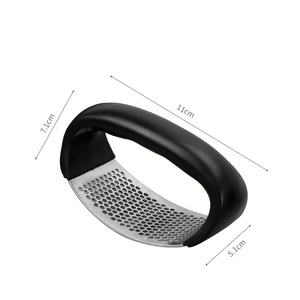 Stainless Steel Garlic Press Manual Garlic Mincer Chopping Garlic <b>Tools</b> Kitchen Gadgets <b>Tools</b> Curve <b>Fruit</b> <b>Vegetable</b> Cooking - Product Image 3