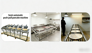 Machine manuelle à fabriquer le pain plat et les dosas, machine à pain <span class=keywords><strong>arabe</strong></span> commerciale - Product Image 4