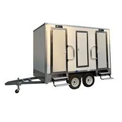 Casa de estudio prefabricada Baño portátil Remolque de inodoro móvil - Product Image 5