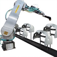 Robot de revêtement industriel à 6 axes avec PLC et moteur pour soudage, pulvérisation et peinture