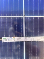 Panneau solaire monocristallin 550W 580W de type N TOPCon, 144 demi-cellules, module PV haute efficacité pour usage résidentiel