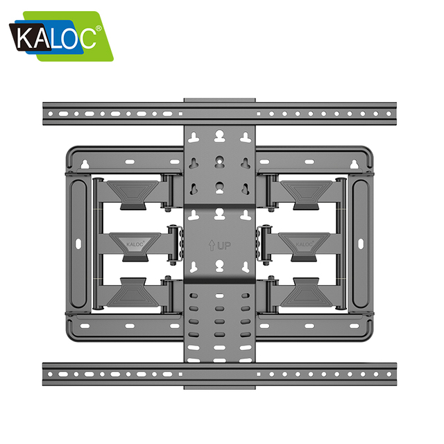 KALOC Manufacturer Supply High Quality Adjustable Steel Black Tv Wall Mount Bracket Universal Wall Mount Tv Bracket
