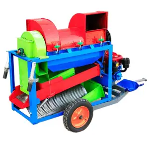 Threshing various crops millet bean small rice corn sheller and thresher machine