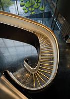 Escalier rotatif en acier inoxydable personnalisé HZ, design sûr et durable pour une utilisation en intérieur, appartements, hôtels, etc. - Installation DIY