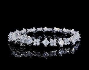 Bracelet Tennis Moissanite en Argent Sterling 925, Chaîne à Maillons, Bijou Tendance Hip Hop, Accessoire de Luxe de Créateur, Cadeau - Product Image 1
