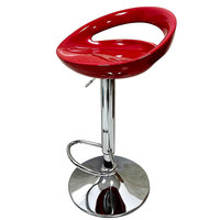 Vente en gros tabouret de bar moderne bon marché en plastique ABS chaise haute chaise de bar pivotante et réglable pour comptoir de petit-déjeuner de jus de fruits pour bar de cuisine