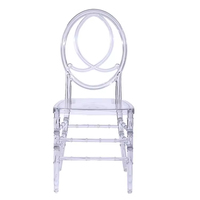 Chaise Chiavari Phoenix Moderne Empilable en PC Transparent Robuste pour Mariages, Événements, Hôtels et Appartements – Offre Spéciale