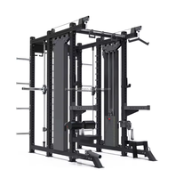 Machine de musculation POWERMAN Heavy Duty 3-en-1, station de musculation multifonctionnelle pour entraînement de force et musculation, gain de place
