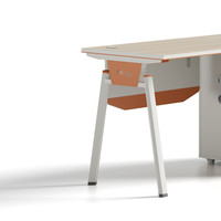 Table de bureau Bureau du personnel Poste de travail Table de travail unique en bois Bureau de travail simple Bureau simple Bureau de bureau simple