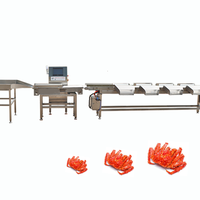 Sorteermachine voor Kehong Chili Krabben, Citroen, Aardappel, Avocado, Walnoot, Optische Candy, Linzen, Citrusvruchten, Druiven, met sensor, PLC, laag geluidsniveau