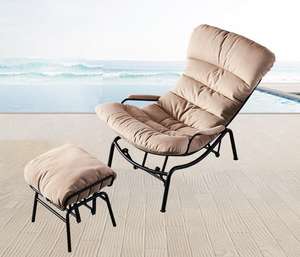 Ghế nằm thư giãn ngoài trời ban công nhà máy, ghế bập bênh, ghế nghỉ ngơi chống nước - Product Image 3