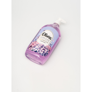 Hydrangea Love pH-Balanced Moisturizing <b>Liquid</b> Hand Soap with Panthenol Glycerin and Natural Extracts 1 L Olivia Flora Care - Product Image 3