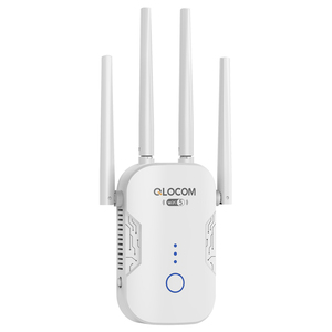 Mejor precio QLOCOM 4 Antena 1200Mbps <span class=keywords><strong>Repetidor</strong></span> <span class=keywords><strong>WiFi</strong></span> de doble banda y amplificador de señal AP <span class=keywords><strong>con</strong></span> puerto LAN de <span class=keywords><strong>cable</strong></span> <span class=keywords><strong>con</strong></span> certificado CE FCC - Product Image 1